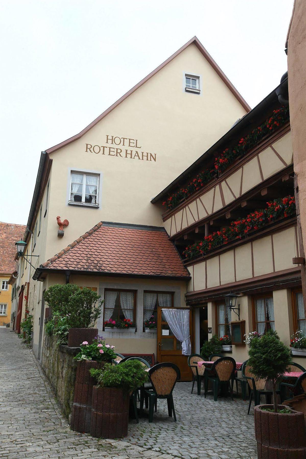 Hotel Roter Hahn Rothenburg ob der Tauber Eksteriør bilde