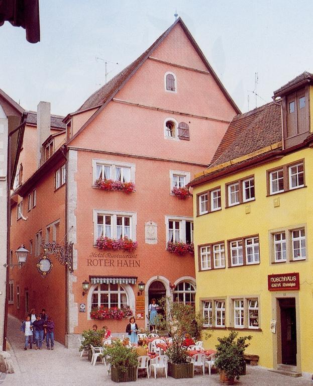 Hotel Roter Hahn Rothenburg ob der Tauber Eksteriør bilde