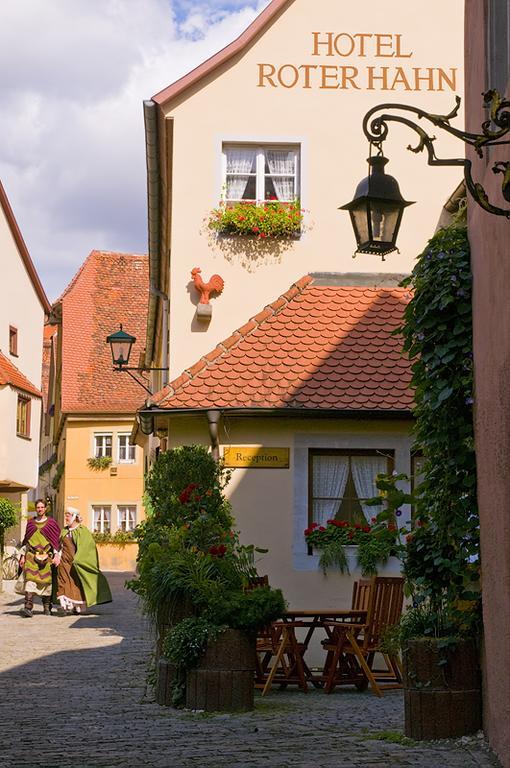 Hotel Roter Hahn Rothenburg ob der Tauber Eksteriør bilde